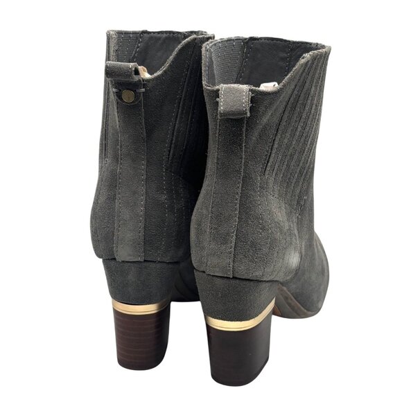 Lucca Lane Jadia Block-Heel Ankle Booties, Size 6, M, Dark Gray - Picture 3 of 14